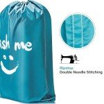 HOMEST 2 Pack XL Travel Laundry Bags
