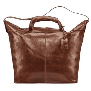 Maxwell Scott Women's Luxury Leather Travel Bag