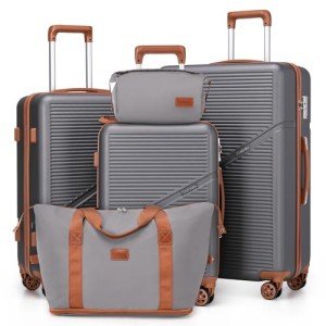 Cosbarn 5-Piece Hardshell Spinner Luggage Set
