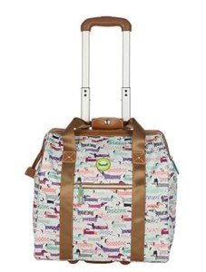 Lily Bloom Underseat Tote - 15" Rolling Bag