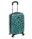Blue Leopard Carry-On Hardside Spinner Luggage
