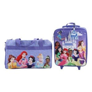 Disney Princess 3-Piece Kids Duffle Bag Set