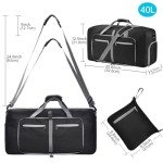Felipe Varela 65L Waterproof Duffle Bag with Shoes Compartment