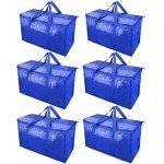 TICONN 6 Extra Large Moving Bags with Zippers
