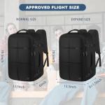 Large 50L Travel Backpack with USB Charging Port