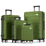 BEOW 4-Piece Expandable Hardside Luggage Set