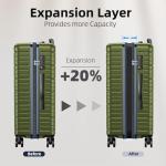 BEOW 4-Piece Expandable Hardside Luggage Set