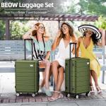 BEOW 4-Piece Expandable Hardside Luggage Set