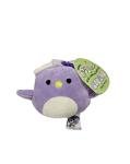 Elina the Purple Peacock Squishmallows Backpack Clip
