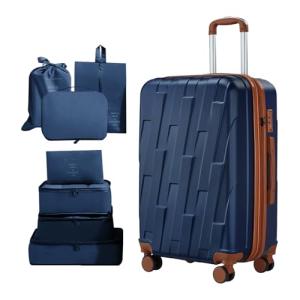 VIVIcity Lightweight Luggage Set with Spinner Wheels