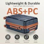 VIVIcity Lightweight Luggage Set with Spinner Wheels