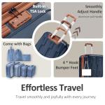 VIVIcity Lightweight Luggage Set with Spinner Wheels