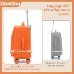 CENICENI Ultralight Travel Luggage Set with Accessories
