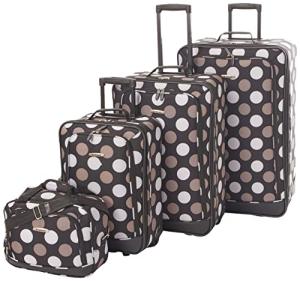 Rockland Escape 4-Piece Softside Luggage Set