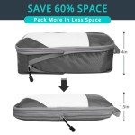 NICOSHOW 6-Pack Compression Packing Cubes for Travel