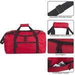 40L 20-Inch Red Weekender Duffel Bag