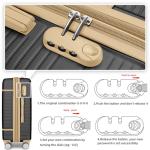 Expandable 6-Piece Luggage Set with Spinner Wheels