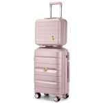 Somago 20" Carry On and 14" Cosmetic Case Set