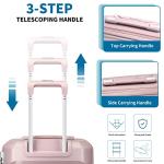 Somago 20" Carry On and 14" Cosmetic Case Set