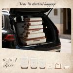Caselly 7-Piece Pink Hard Shell Luggage Set