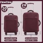 Ultralight 20" & 24" Travel Luggage Set