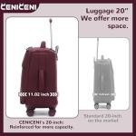 Ultralight 20" & 24" Travel Luggage Set