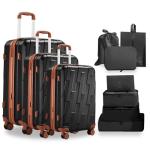 VIVIcity Lightweight Luggage Set with Spinner Wheels
