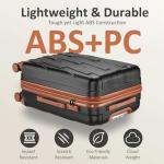 VIVIcity Lightweight Luggage Set with Spinner Wheels