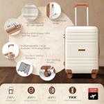 Dark Green 7-Piece Spinner Luggage Set