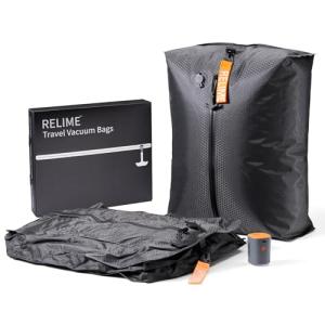Relime Vacuum Bags with Cordless Pump for Travel