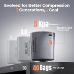 Relime Vacuum Bags with Cordless Pump for Travel