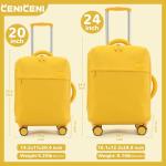 CENICENI Ultralight Carry-On Luggage Set with Accessories