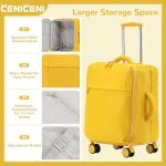 CENICENI Ultralight Carry-On Luggage Set with Accessories