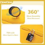 CENICENI Ultralight Carry-On Luggage Set with Accessories