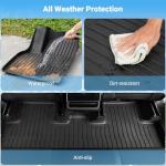Maysoo All-Weather Floor Mats for Tesla Model Y