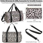 Waterproof Gym Bag with Shoe Compartment for Women