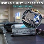 Vomgomfom Foldable Travel Duffle Bag with Shoes Compartment