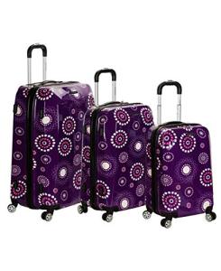 Rockland Vision Purple Pearl Hardside Luggage Set