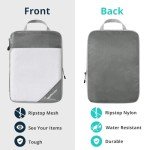 NICOSHOW 6-Pack Compression Packing Cubes for Travel