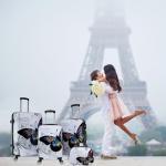 Butterfly Luggage Set for World Travelers, 4-Piece