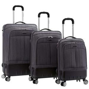 Rockland Milan 3-Piece Hybrid Spinner Luggage Set