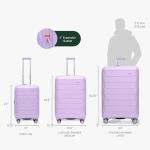 Traveler's Choice Pagosa 22" Lavender Spinner Luggage
