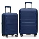 Indestructible Navy Hardshell Spinner Luggage Set