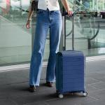 Indestructible Navy Hardshell Spinner Luggage Set