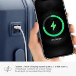 Indestructible Navy Hardshell Spinner Luggage Set