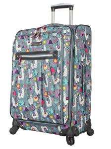Lily Bloom 24" Expandable Llama Mama Suitcase