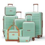 Caselly 7-Piece Lightweight Luggage Set with Spinner Wheels