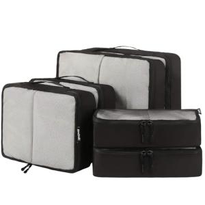 BAGAIL 6-Piece Travel Packing Cube Set