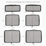 BAGAIL 6-Piece Travel Packing Cube Set