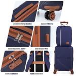 Eeeza 3-Piece Hard Case Luggage Set